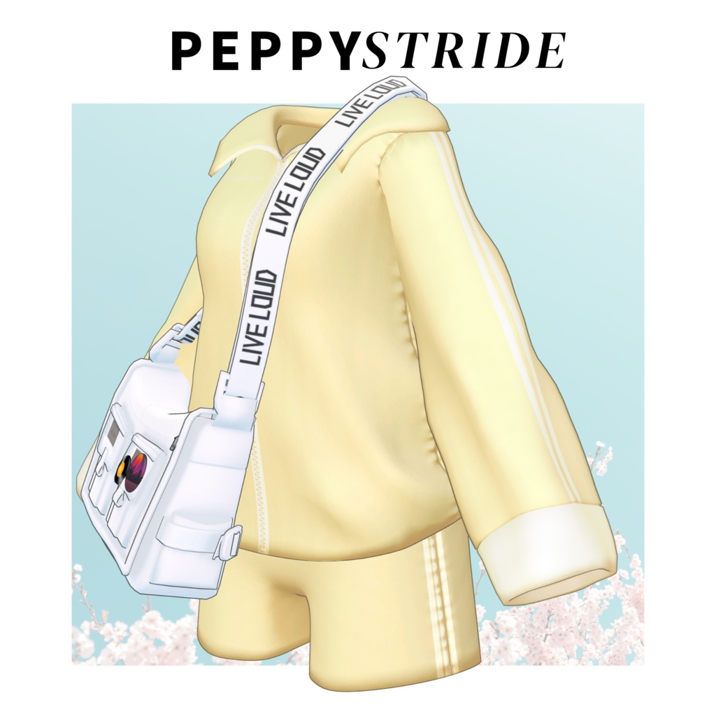 【VRChat 3D衣装】ペピーストライド しなの用