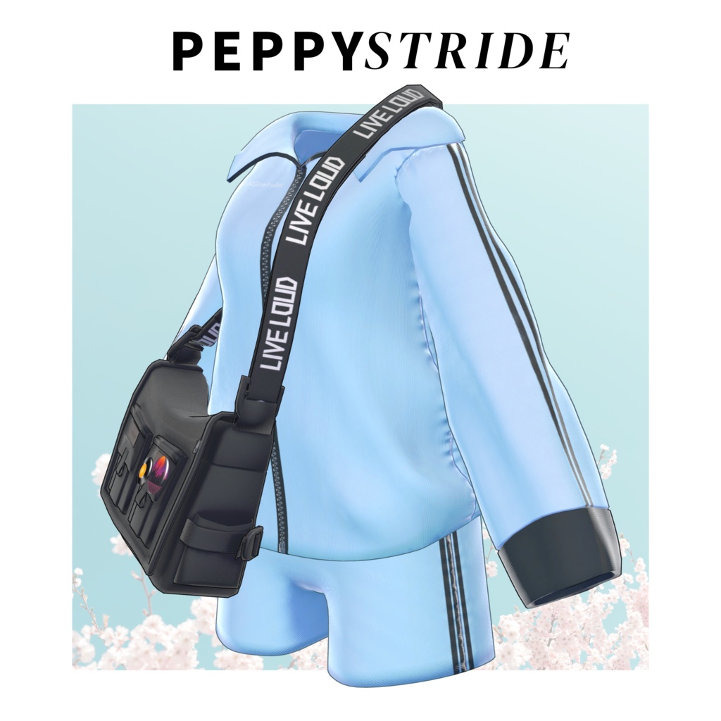 【VRChat 3D衣装】ペピーストライド しなの用