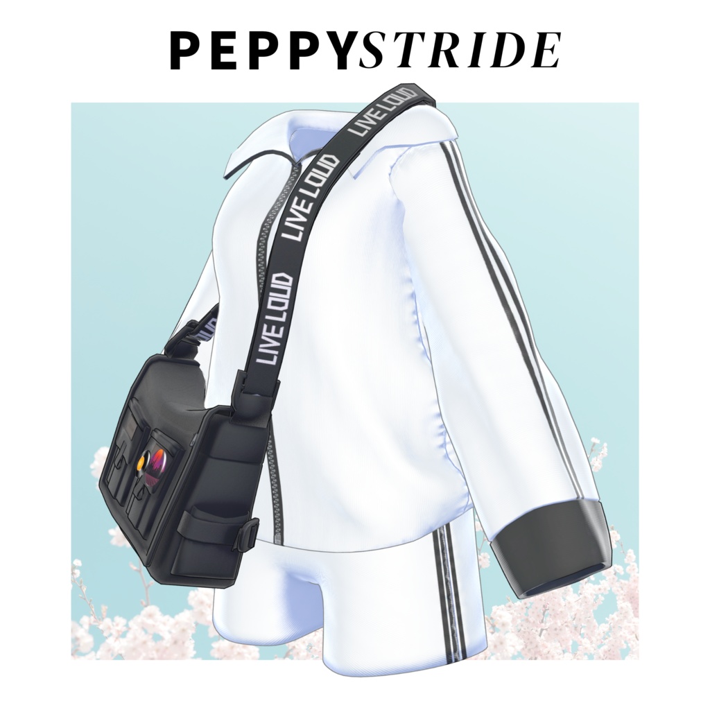 【VRChat 3D衣装】ペピーストライド しなの用