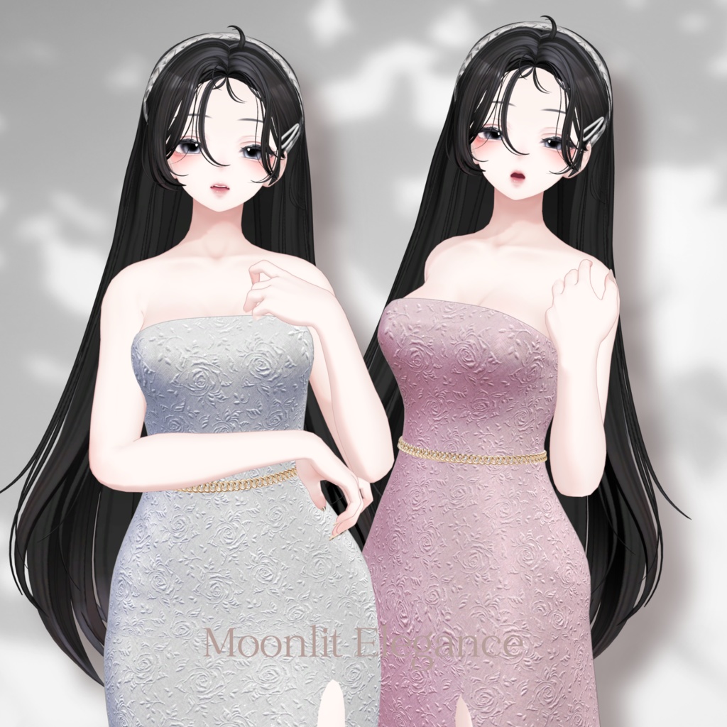【VRChat 3D衣装】Moonlit Elegance 森羅用