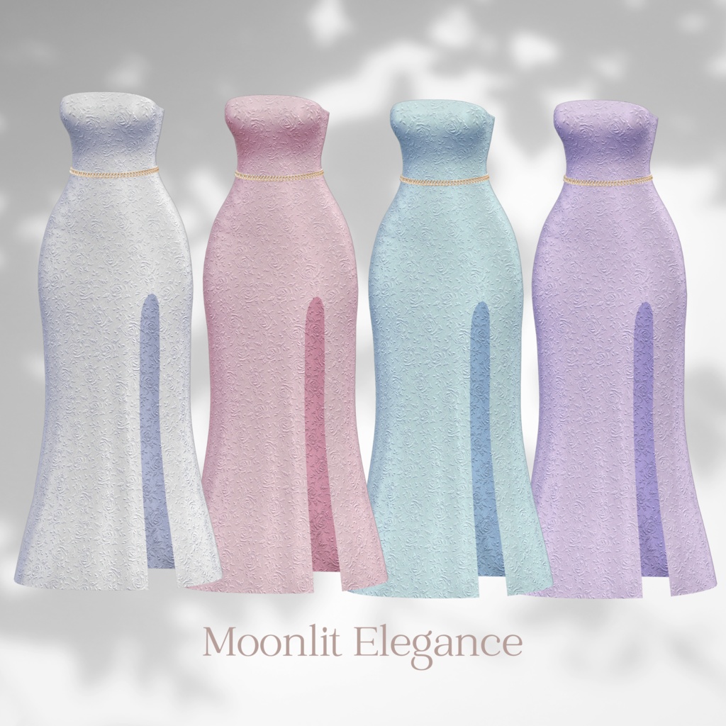 【VRChat 3D衣装】Moonlit Elegance 森羅用