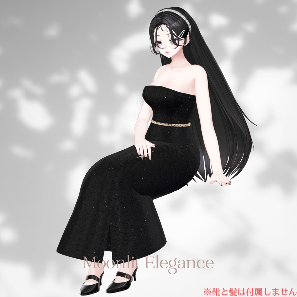 【VRChat 3D衣装】Moonlit Elegance 森羅用