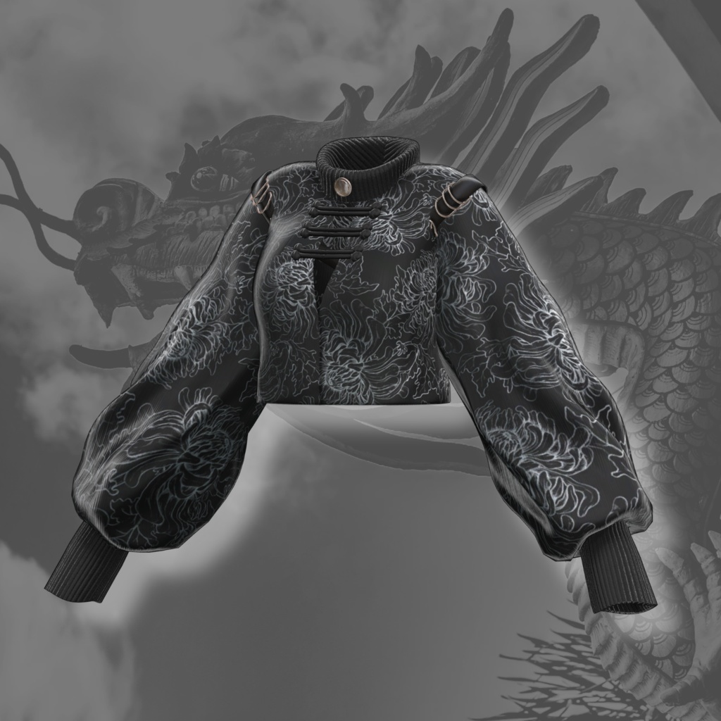 【VRChat 3D衣装】龍動-ryudou-