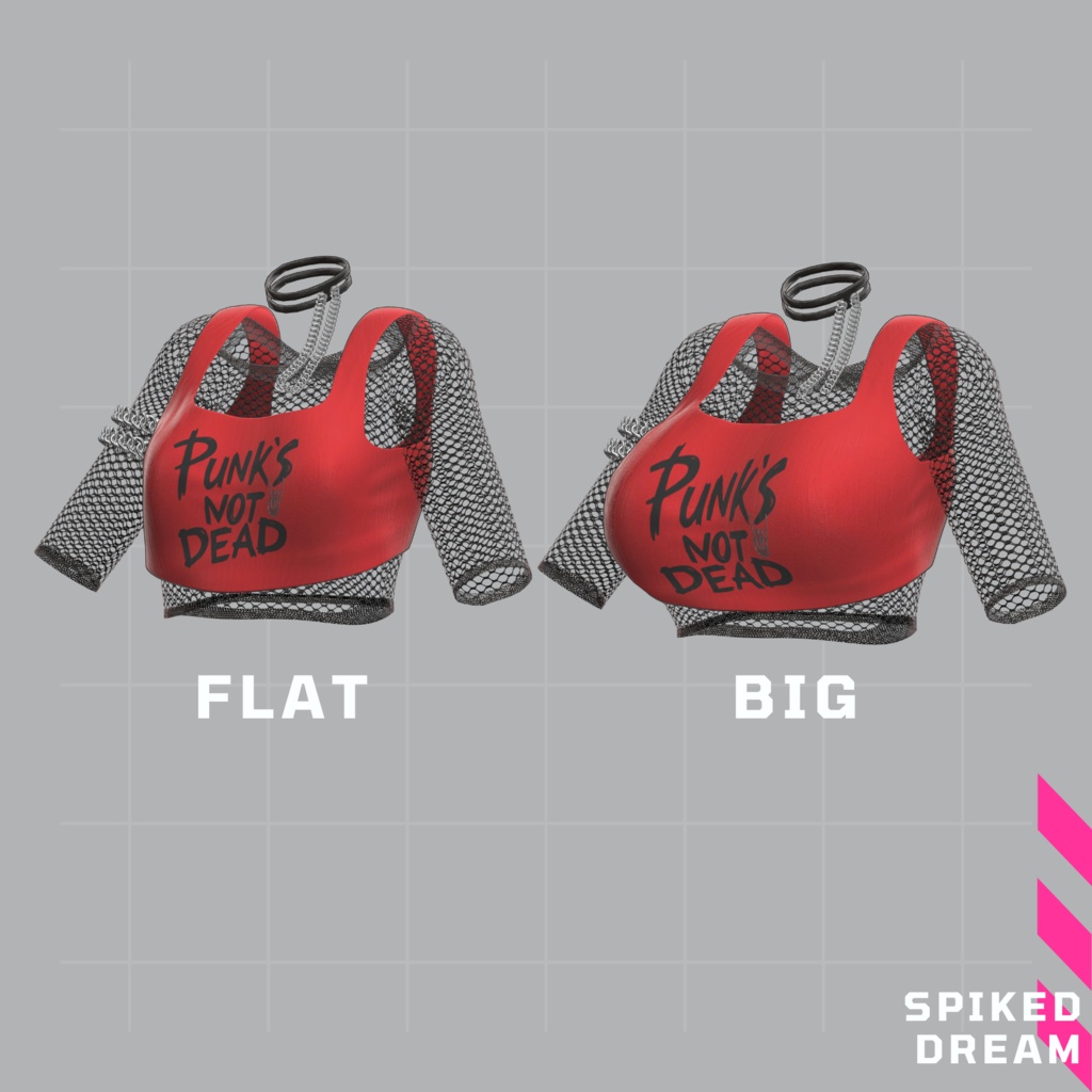 【VRChat 3D衣装】スパイクドリーム