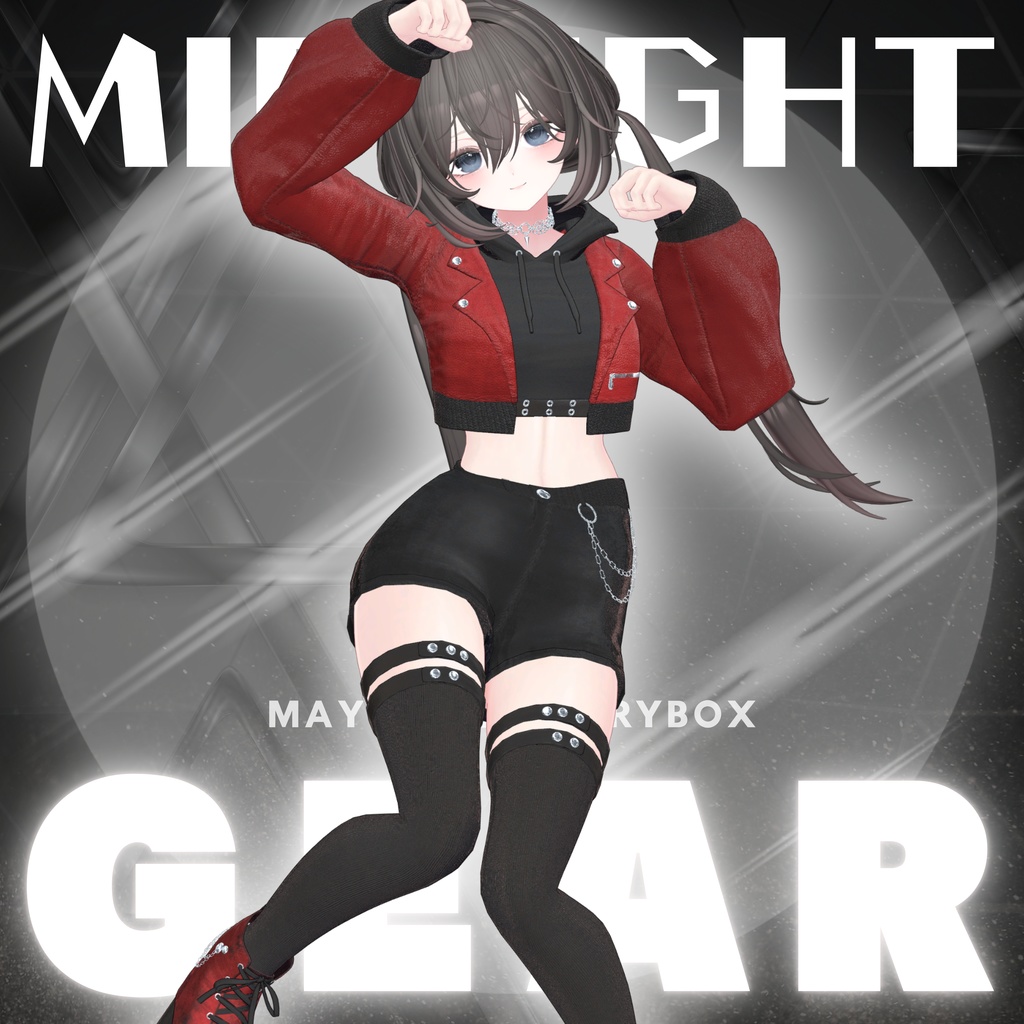 【VRChat 3D衣装】ミッドナイトギア