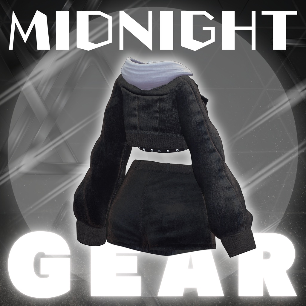 【VRChat 3D衣装】ミッドナイトギア
