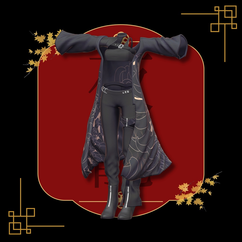 【VRChat 3D衣装】夜籠 -yogomori-