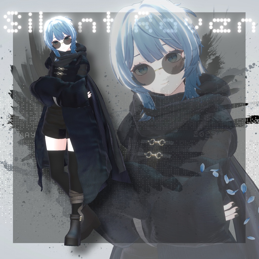 【VRChat 3D衣装】サイレントレイヴン -Silent Raven-