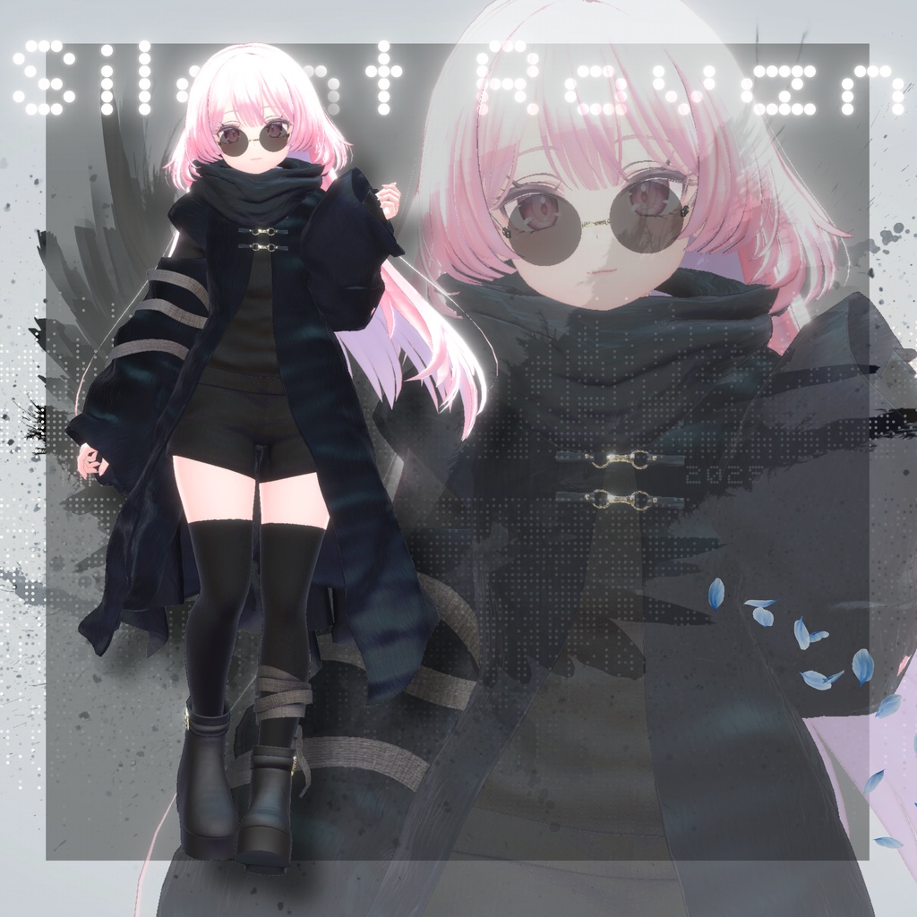 【VRChat 3D衣装】サイレントレイヴン -Silent Raven-