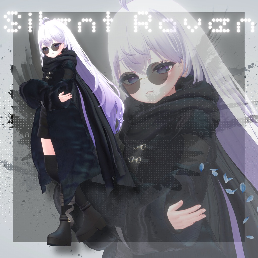 【VRChat 3D衣装】サイレントレイヴン -Silent Raven-