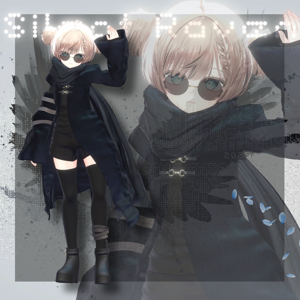 【VRChat 3D衣装】サイレントレイヴン -Silent Raven-