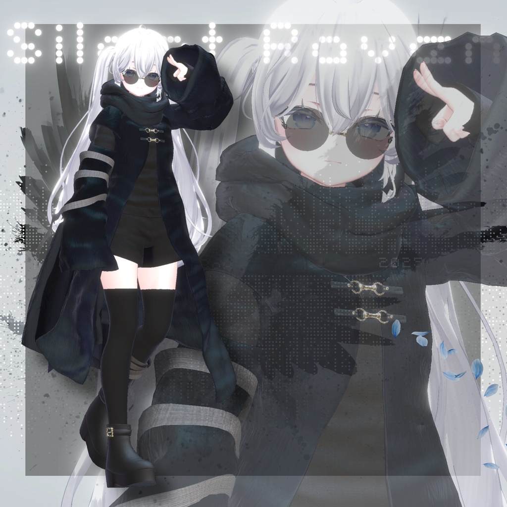 【VRChat 3D衣装】サイレントレイヴン -Silent Raven-