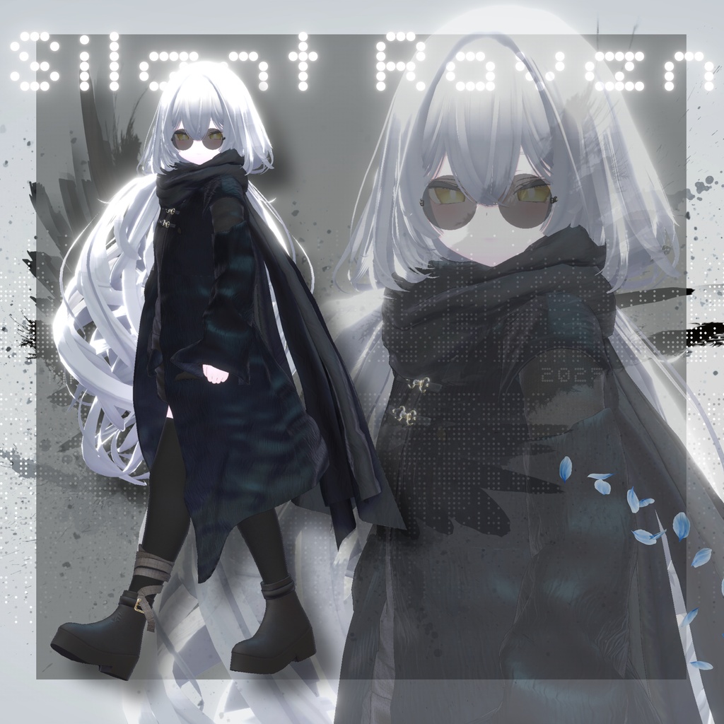 【VRChat 3D衣装】サイレントレイヴン -Silent Raven-