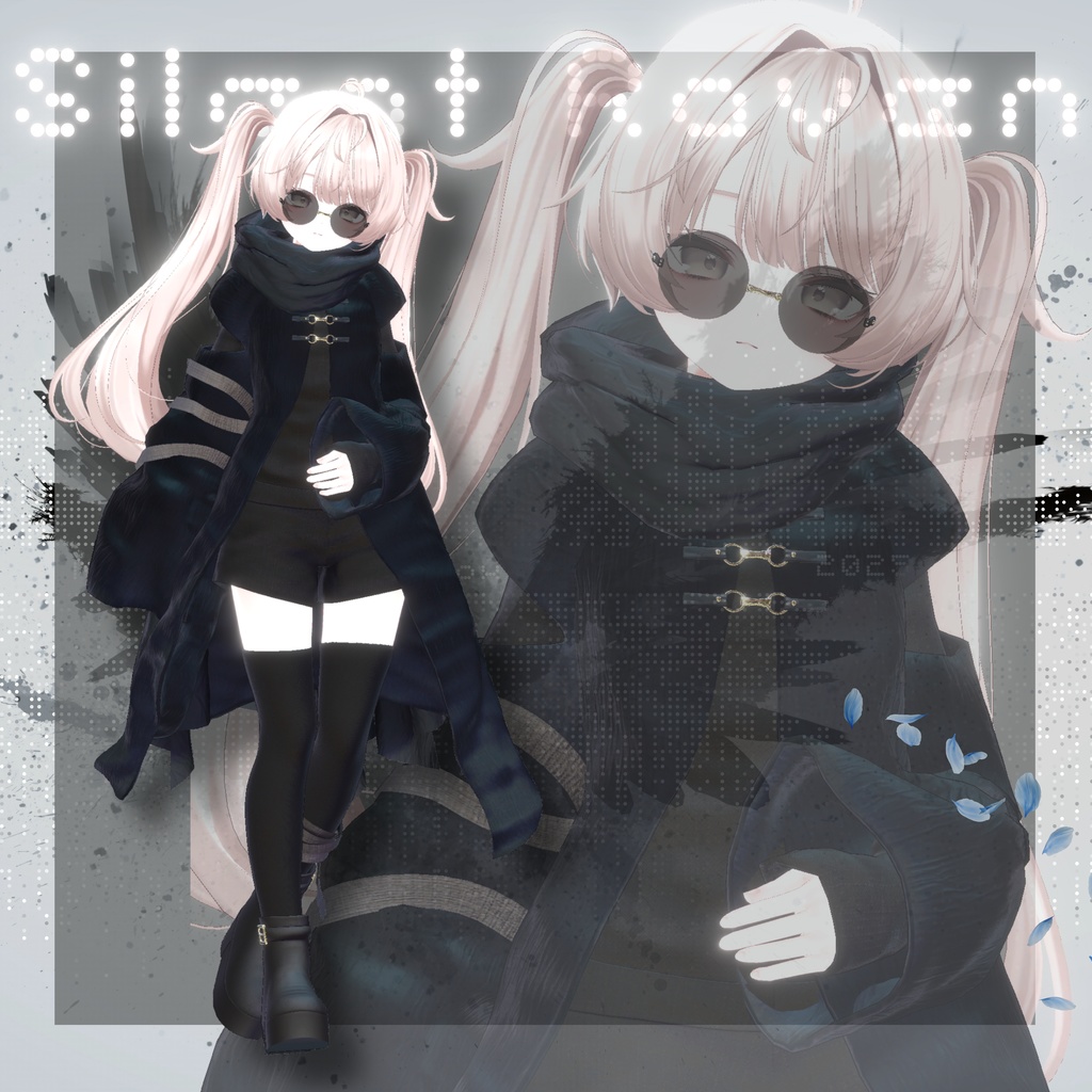 【VRChat 3D衣装】サイレントレイヴン -Silent Raven-