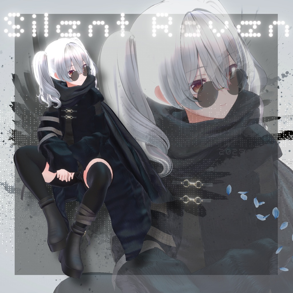【VRChat 3D衣装】サイレントレイヴン -Silent Raven-