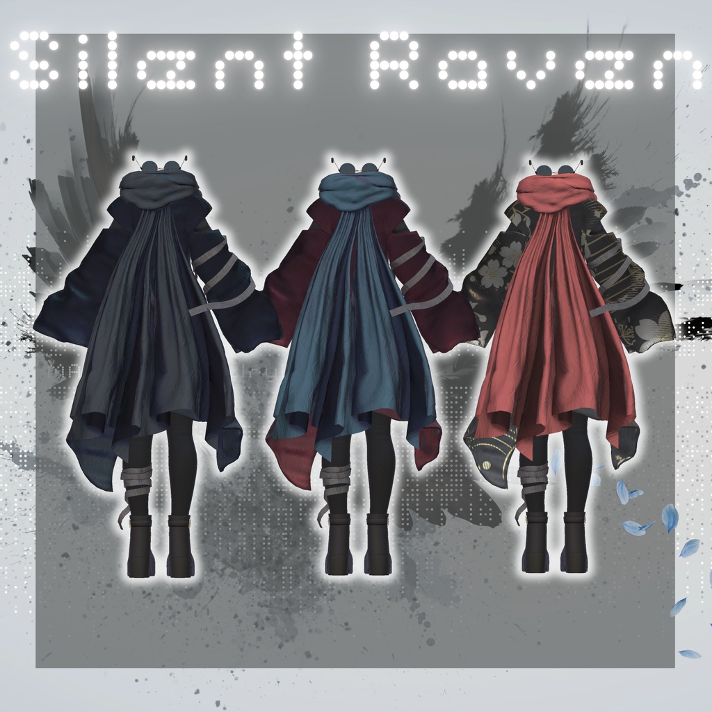 【VRChat 3D衣装】サイレントレイヴン -Silent Raven-