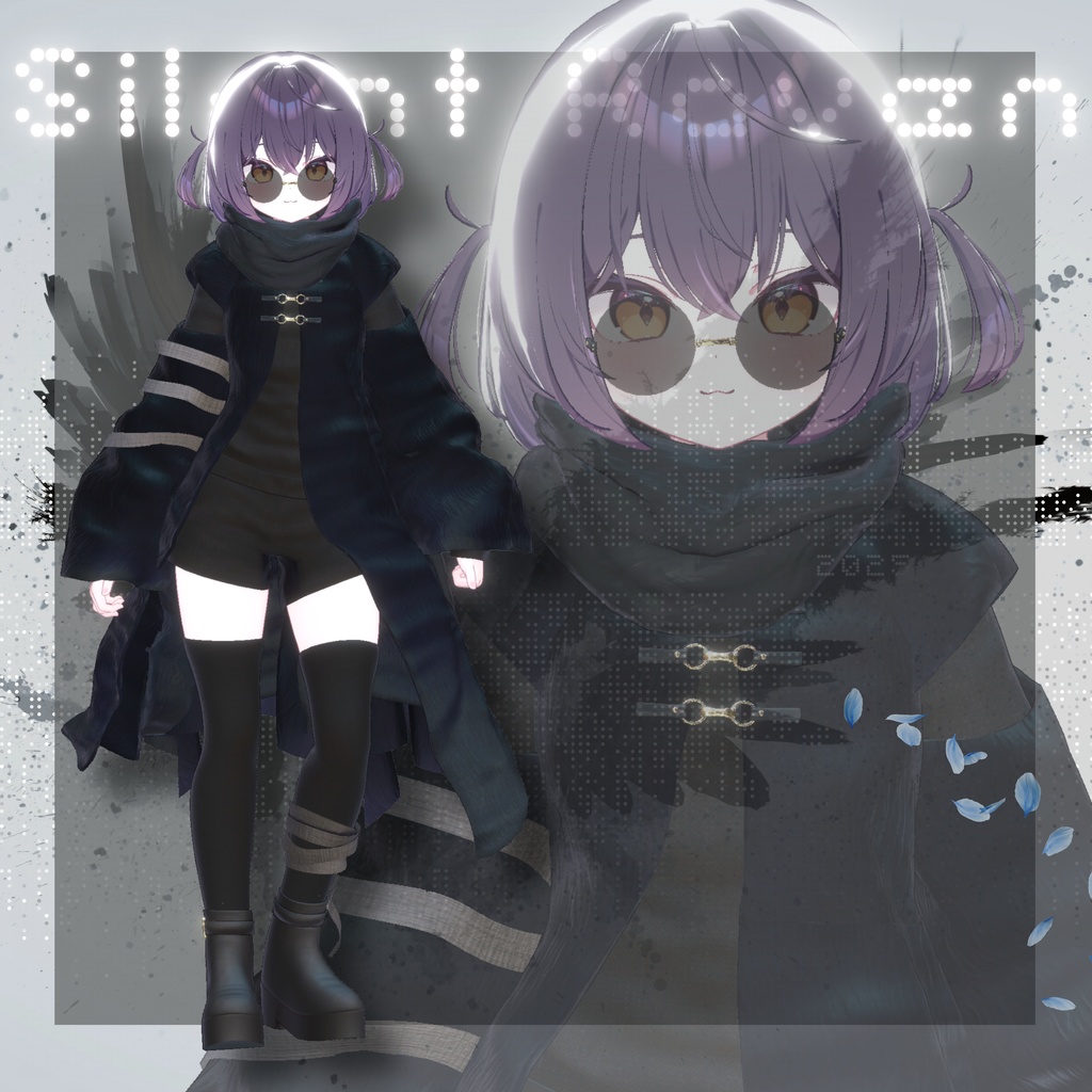 【VRChat 3D衣装】サイレントレイヴン -Silent Raven-