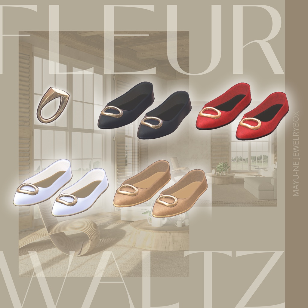 【VRChat 3D衣装】Fleur Waltz(フルール・ワルツ)for ロータス