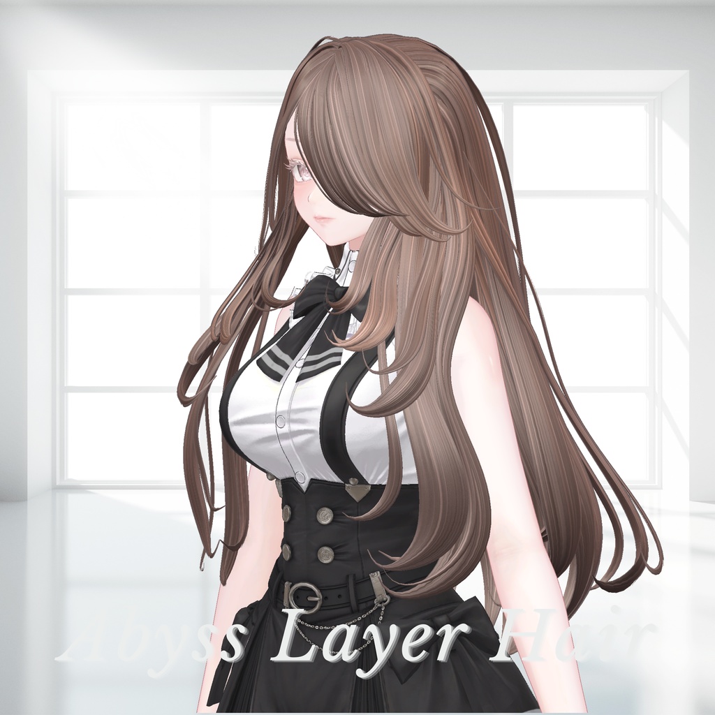 【VRChat 3Dヘア】Abyss Layer Hair