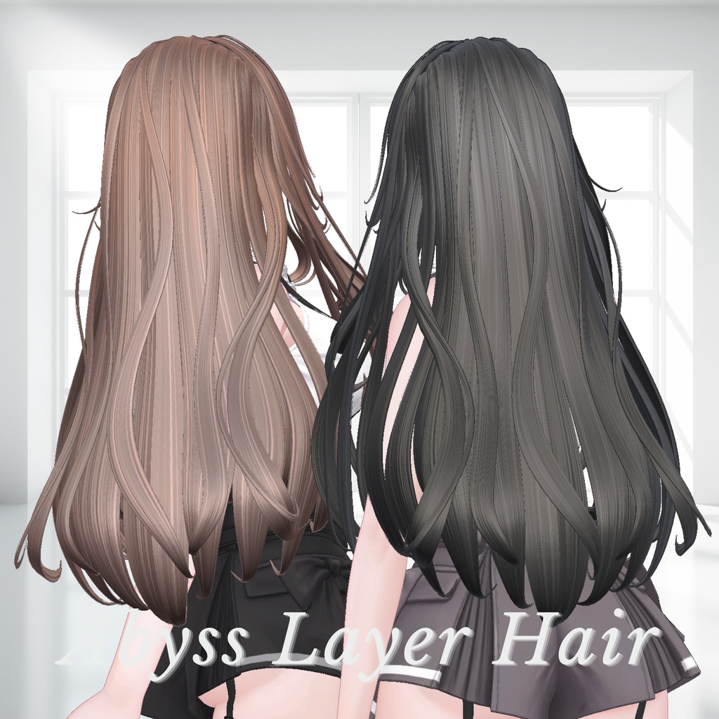 【VRChat 3Dヘア】Abyss Layer Hair