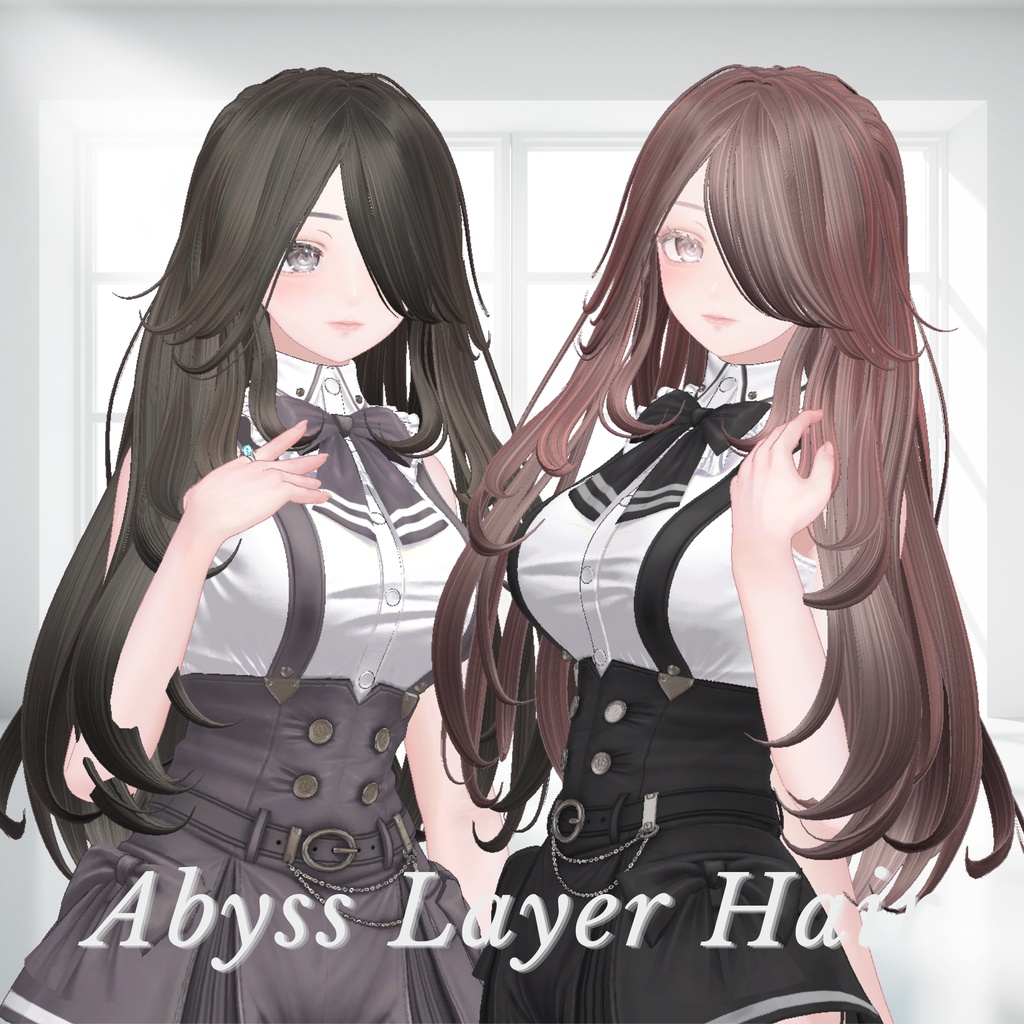 【VRChat 3Dヘア】Abyss Layer Hair