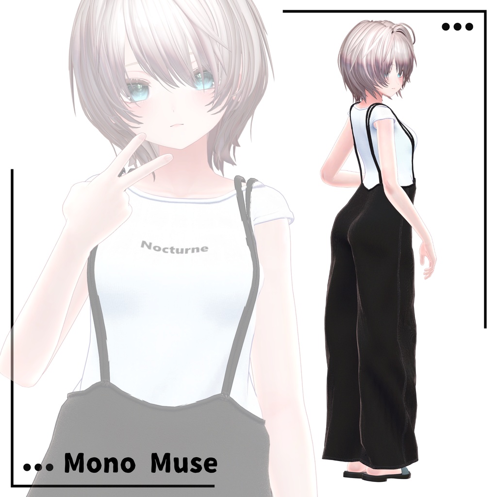 【VRChat 3D衣装】Mono Muse for Shinano しなの用