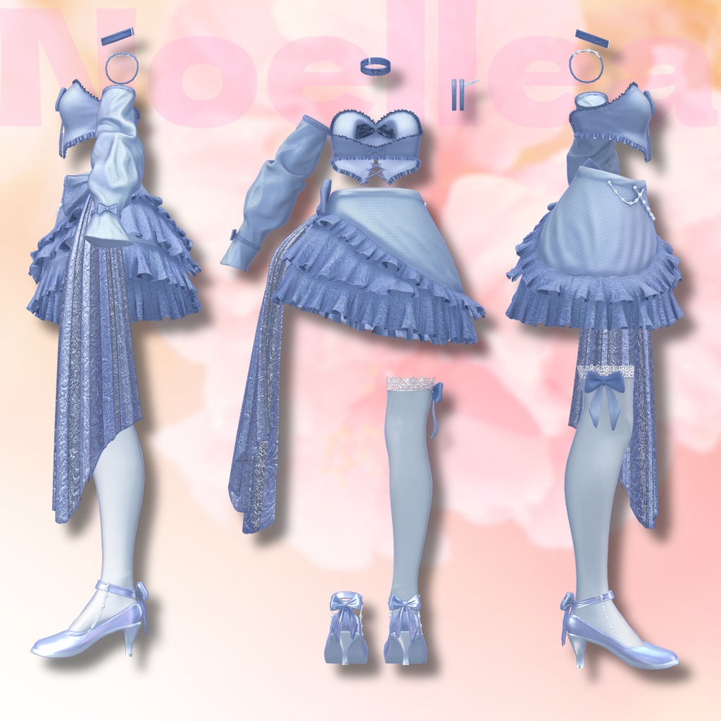 【VRChat 3D衣装】Noellea ノエリア