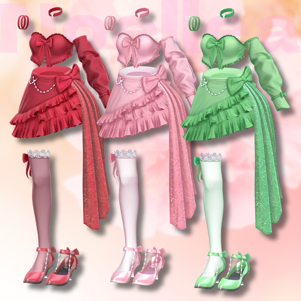 【VRChat 3D衣装】Noellea ノエリア