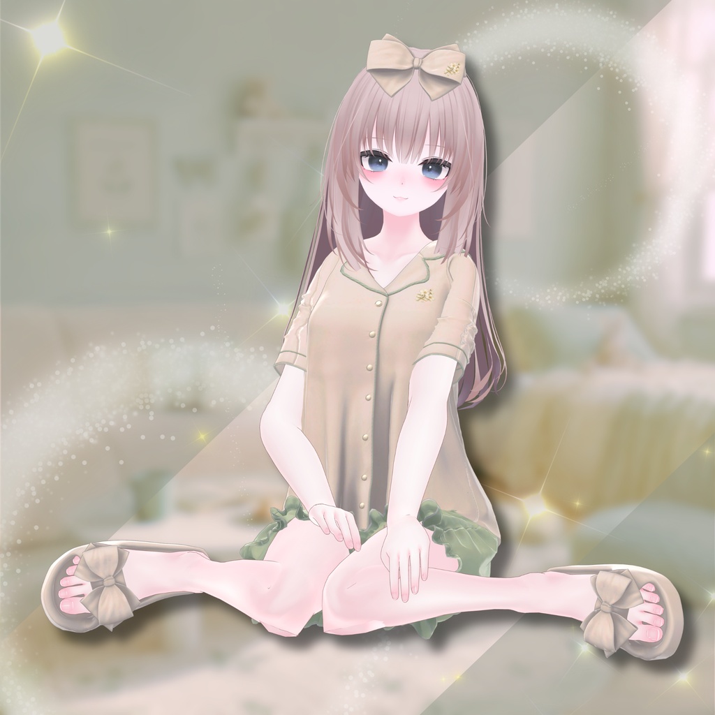 【VRChat 3D衣装】Lueur -リュール-|夏のやさしいルームウェア