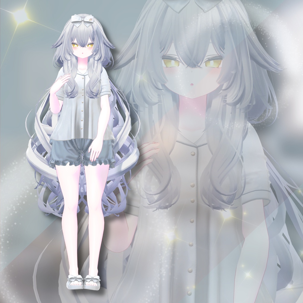 【VRChat 3D衣装】Lueur -リュール-|夏のやさしいルームウェア