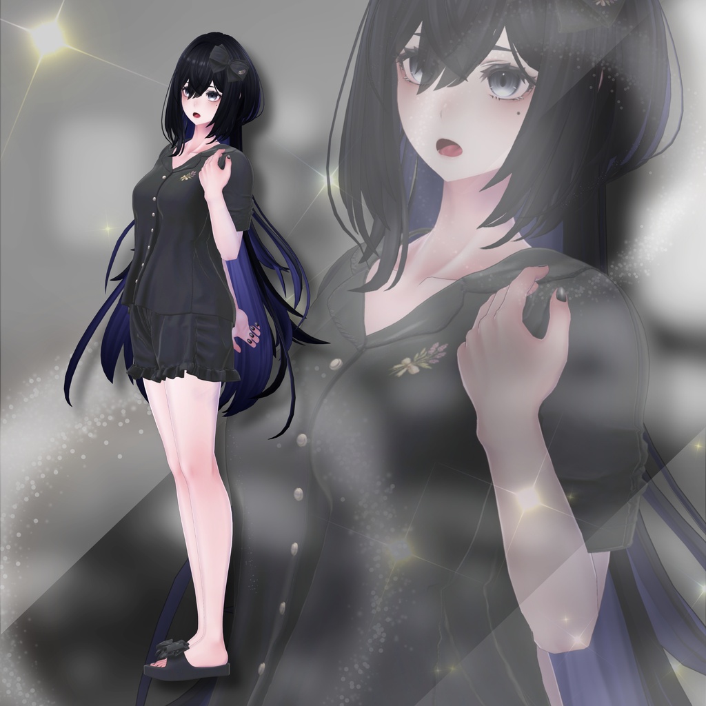 【VRChat 3D衣装】Lueur -リュール-|夏のやさしいルームウェア