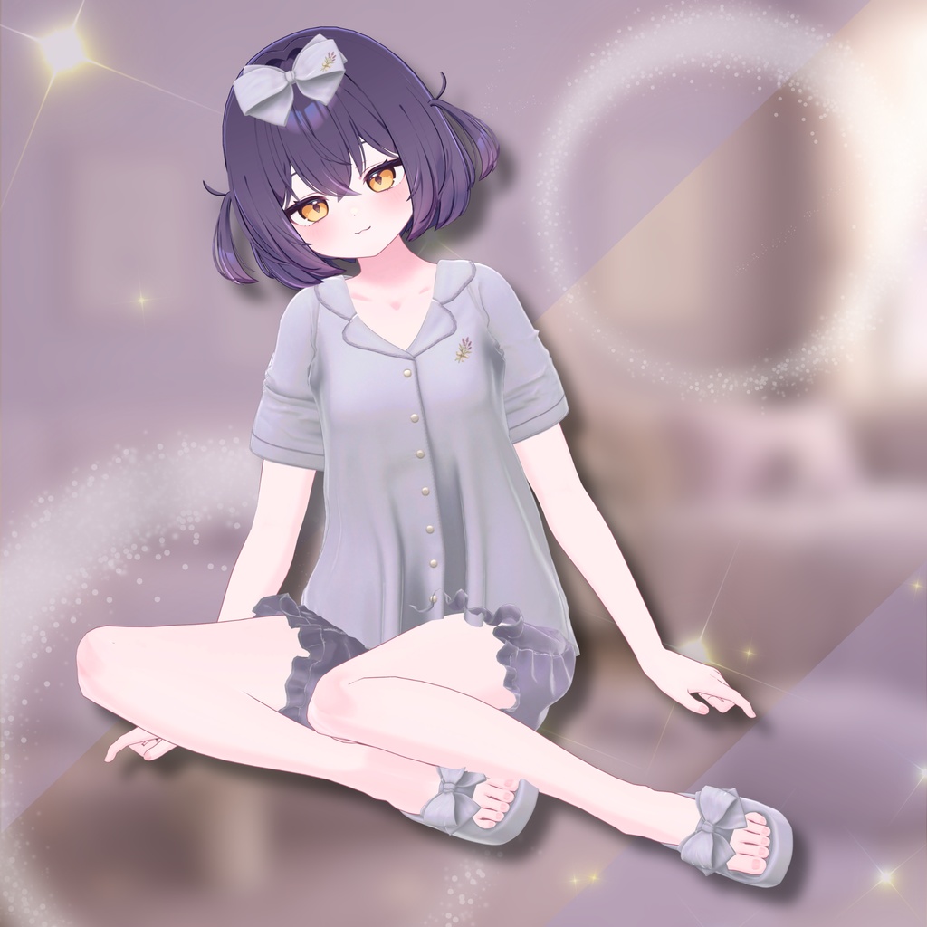 【VRChat 3D衣装】Lueur -リュール-|夏のやさしいルームウェア