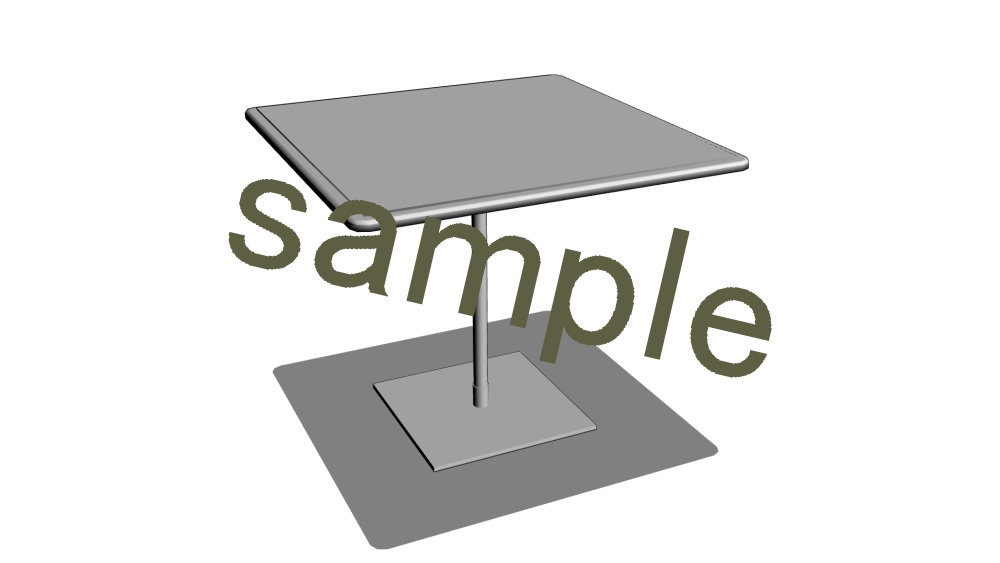 レンガ壁のレストラン【3Dモデル】