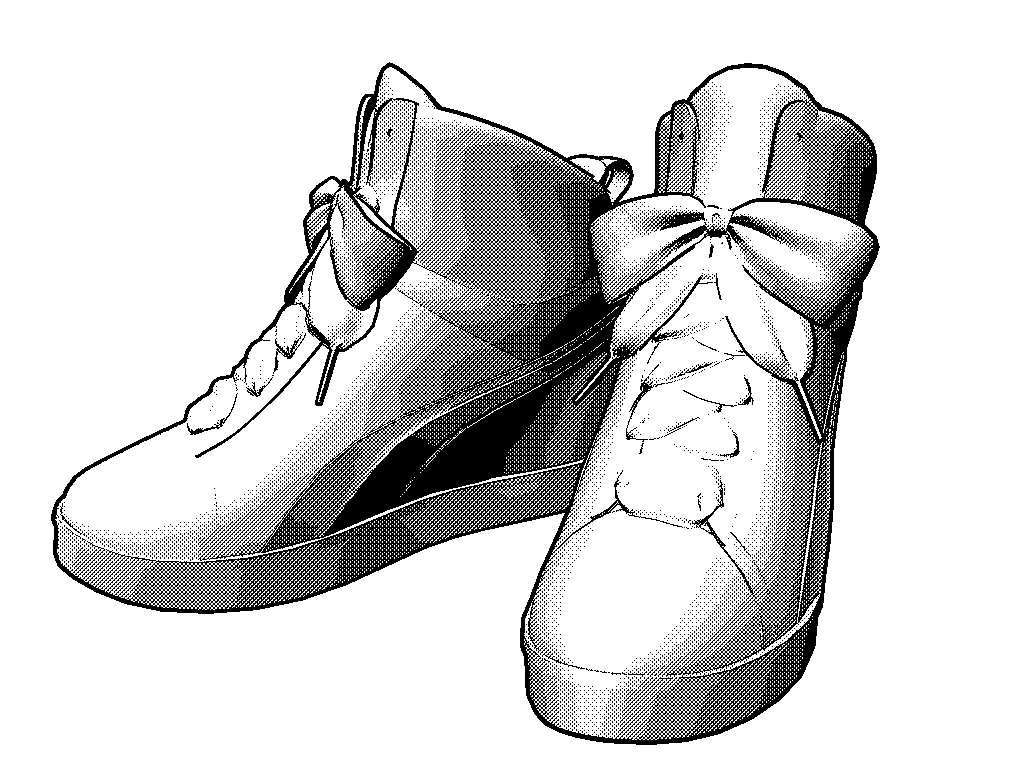 インソールスニーカー【3Dモデル】