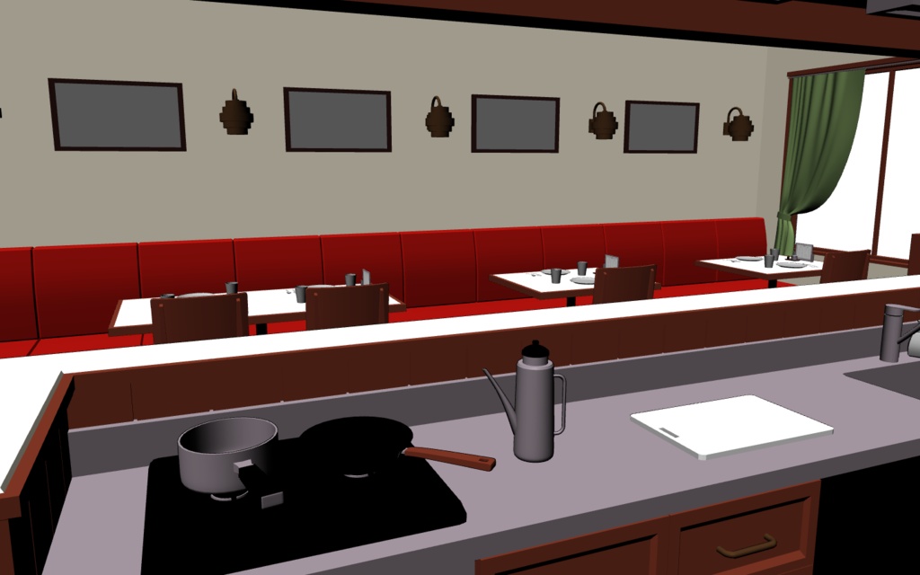 喫茶ポア口【3Dモデル】