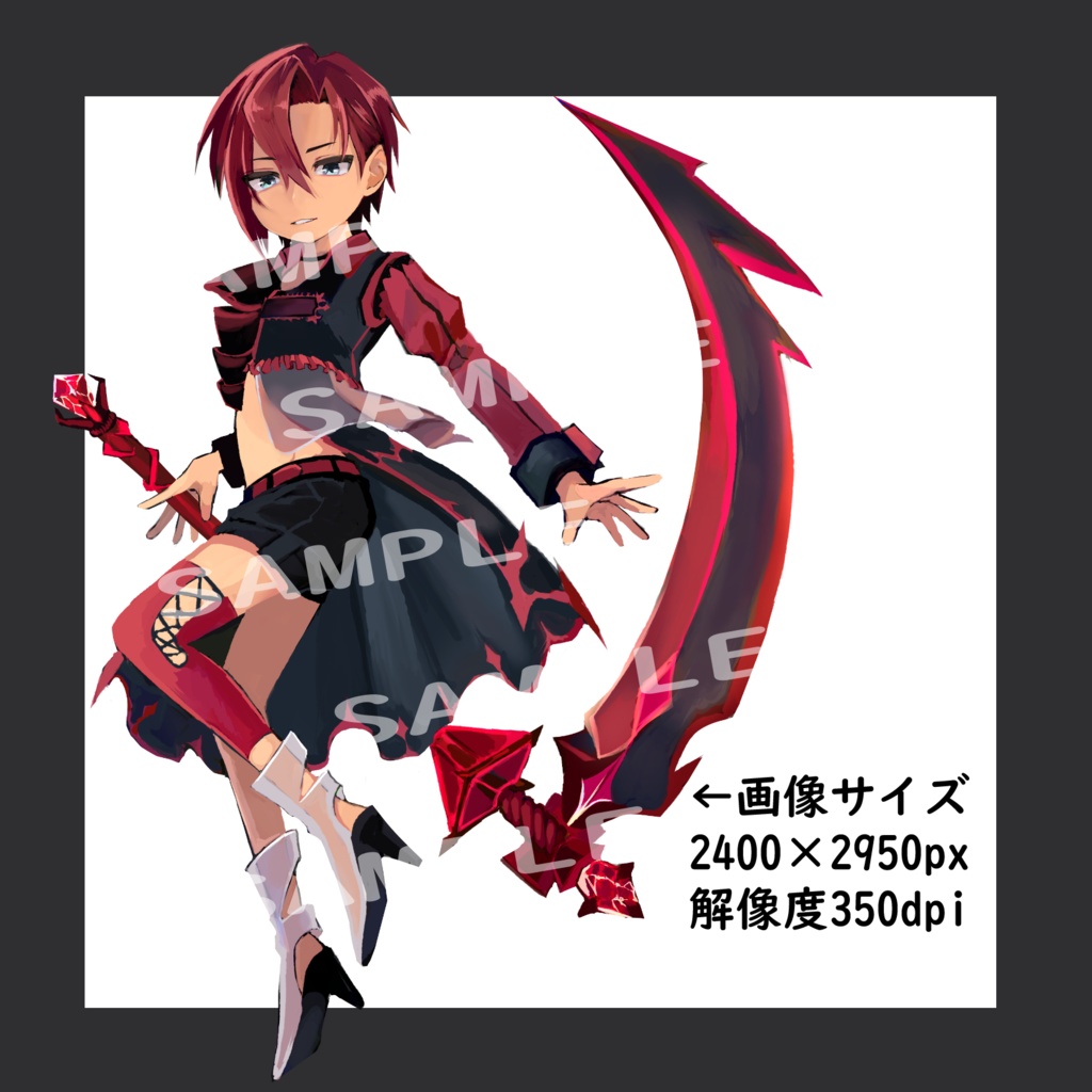 立ち絵素材 パーツ分けあり。