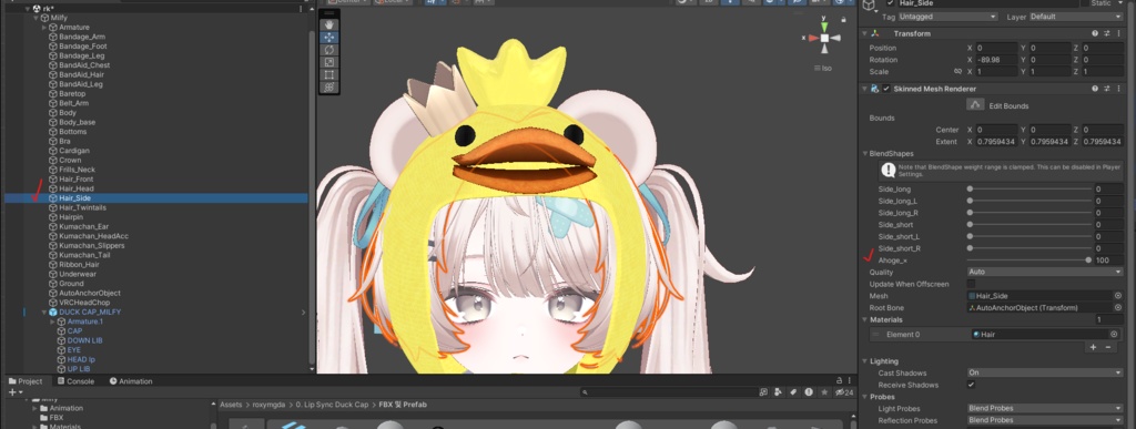 Lip Sync Duck Cap Milfy