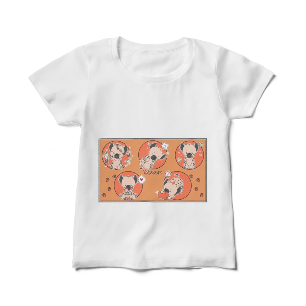 ハイエナ 白Tシャツ