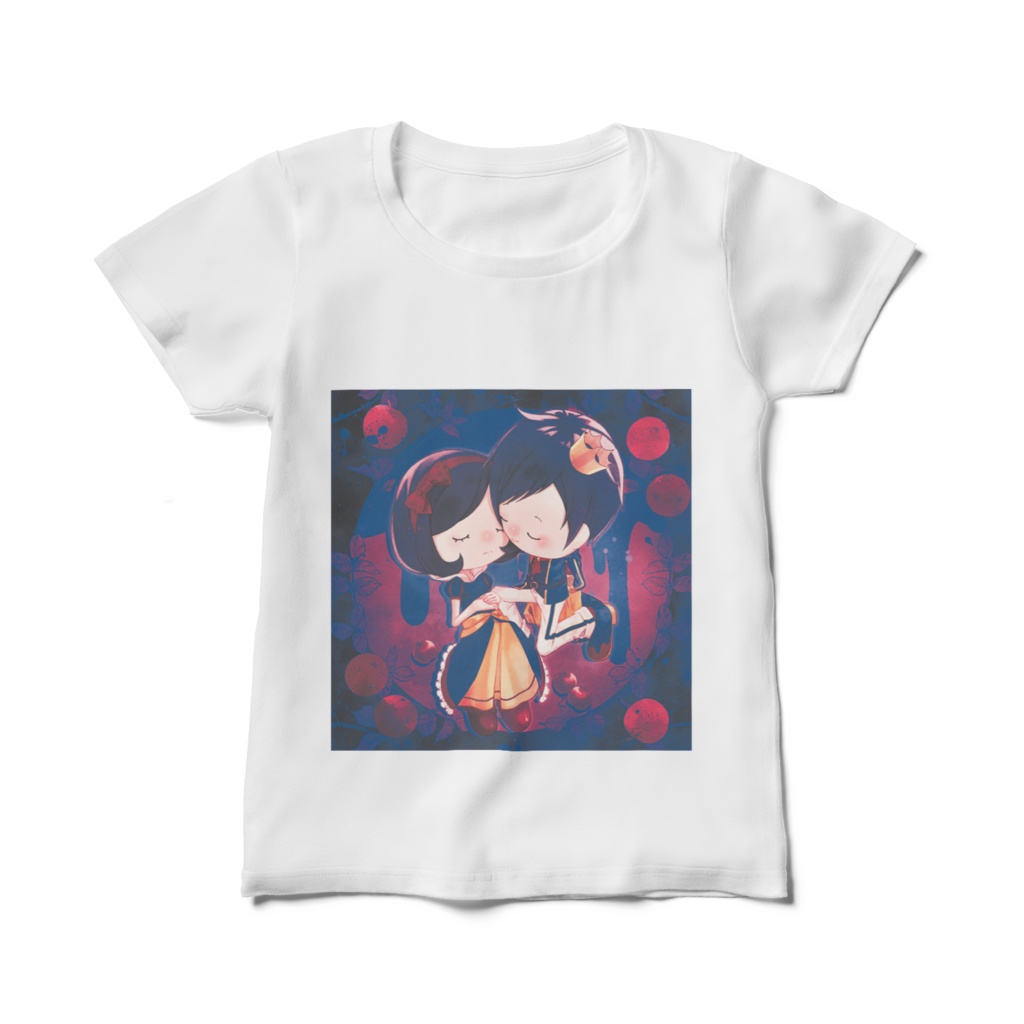 白雪姫と王子様 白Tシャツ