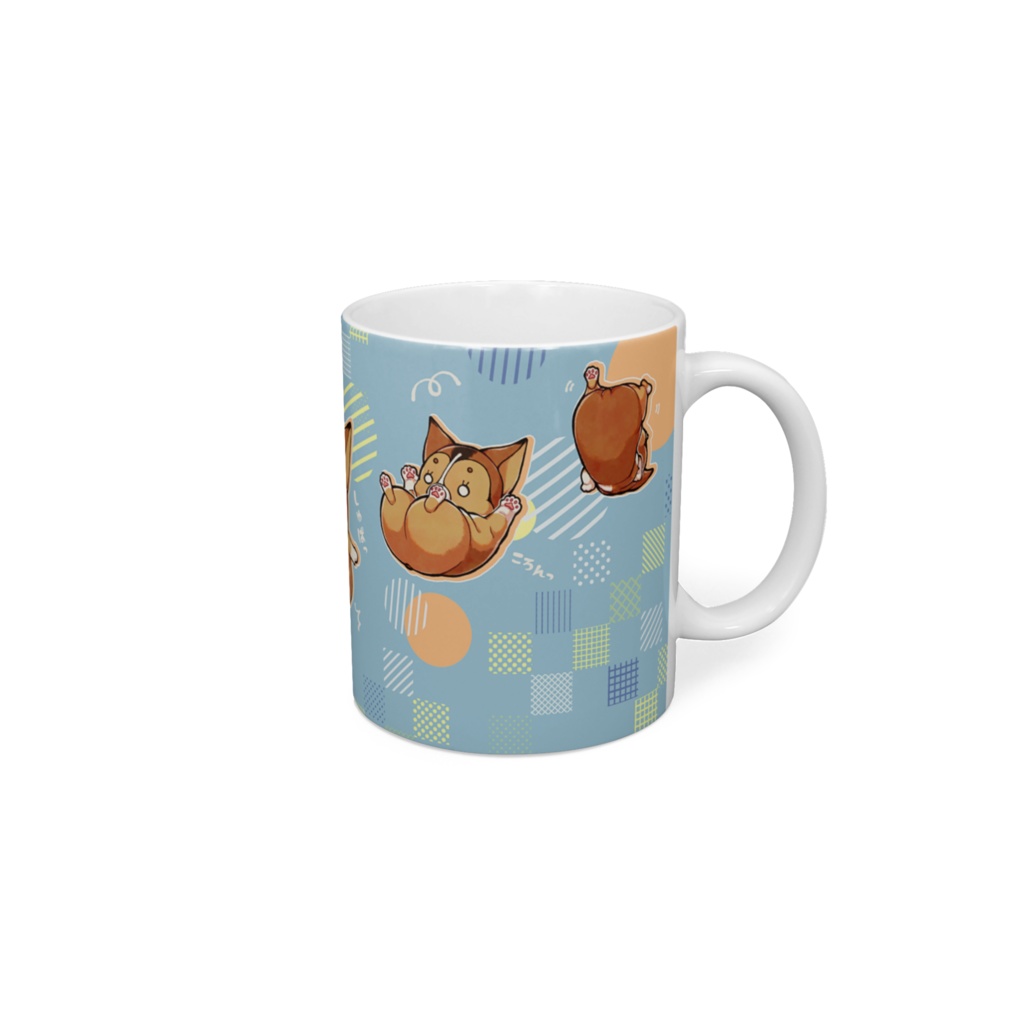 まえまわりコーギー マグカップ