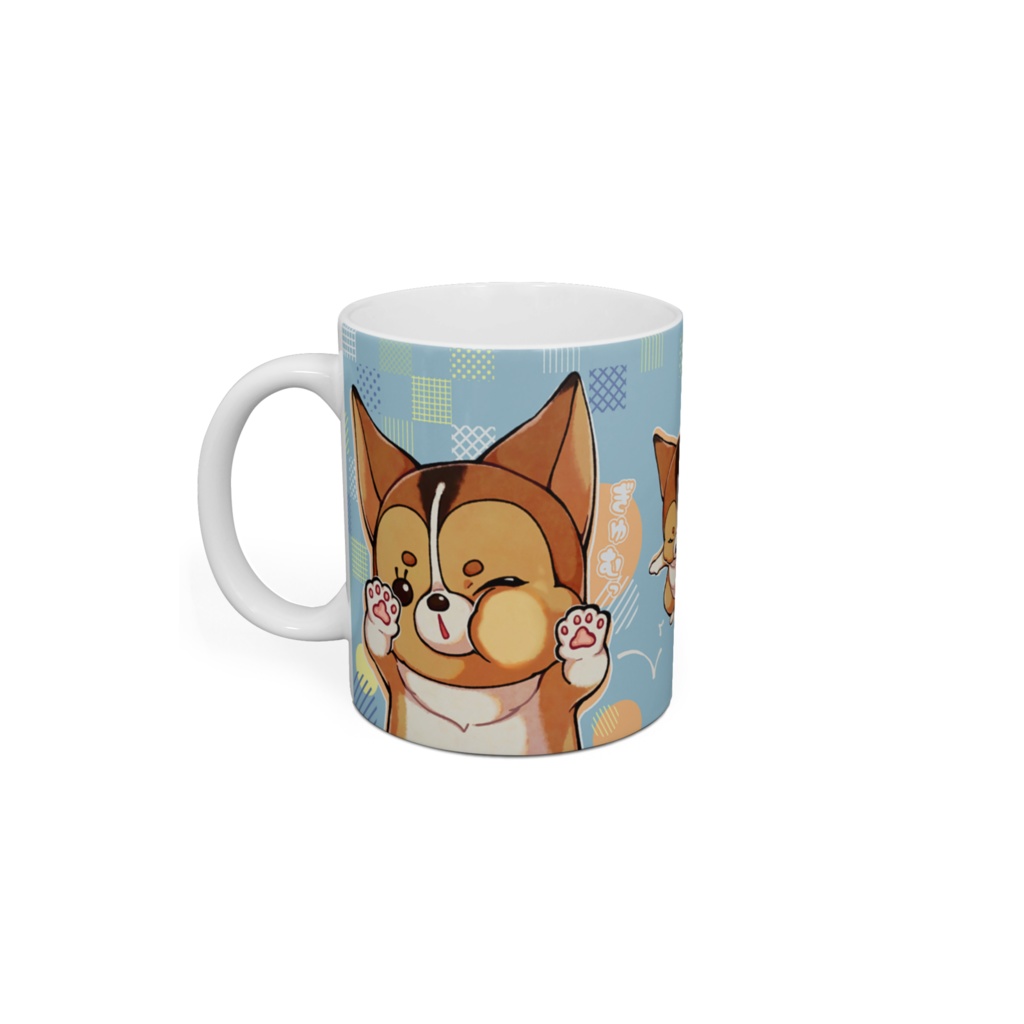 まえまわりコーギー マグカップ