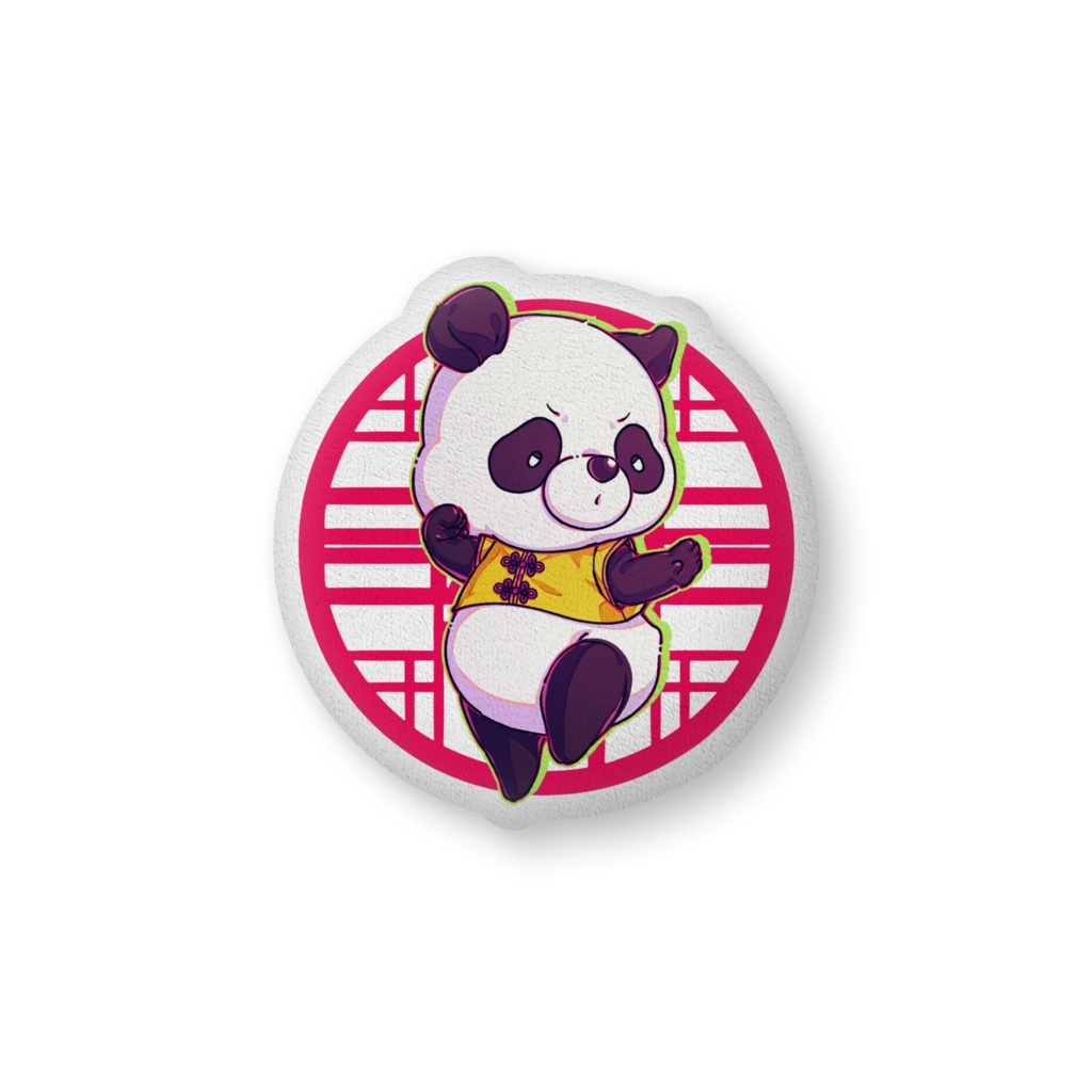 カンフー風ぱんだ クッション大