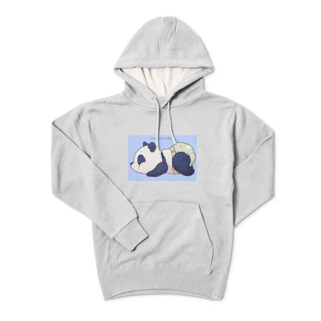おむつパンダ グレーパーカー