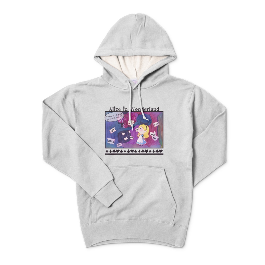 アリスとチェシャ猫2 グレーパーカー