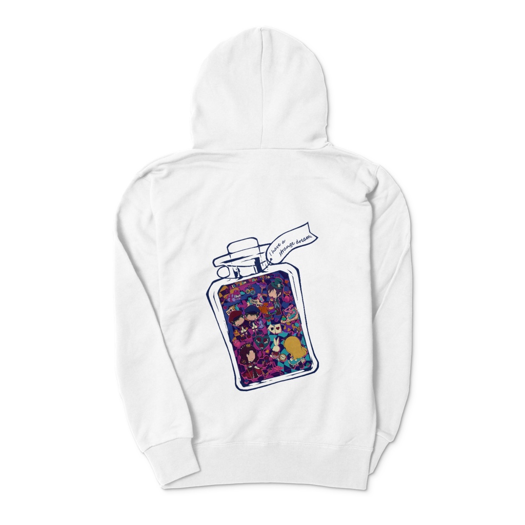 『少女の夢の中』 ジップパーカー