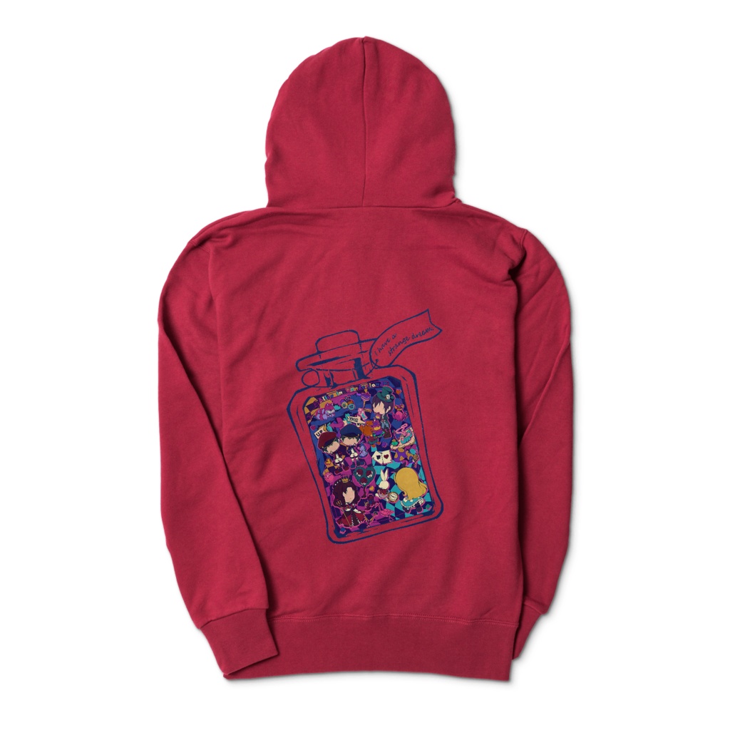 『少女の夢の中』 ジップパーカー