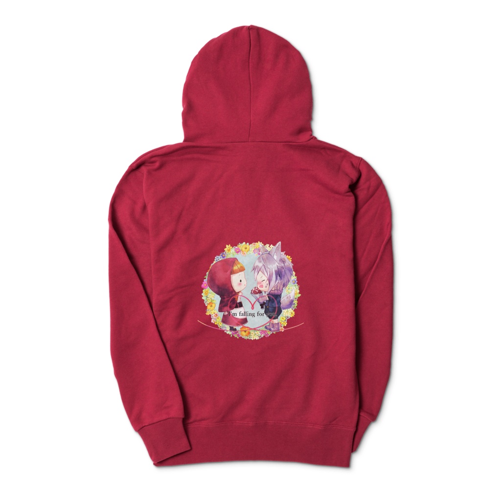 赤ずきんとオオカミ ジップパーカー