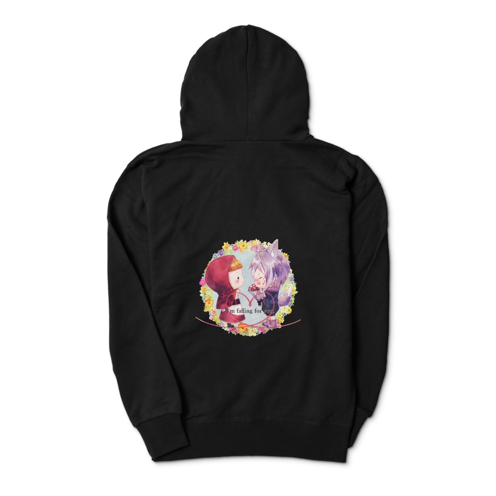 赤ずきんとオオカミ ジップパーカー