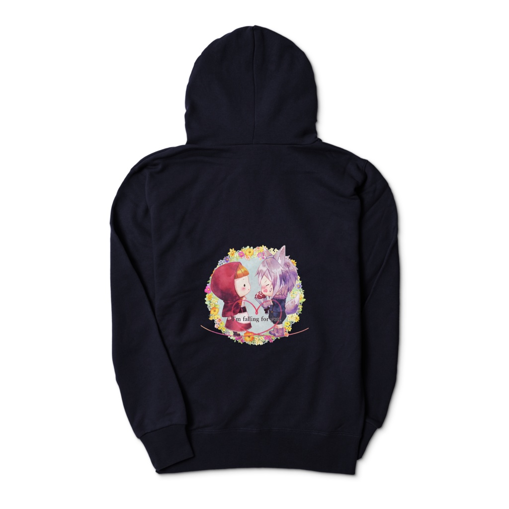 赤ずきんとオオカミ ジップパーカー