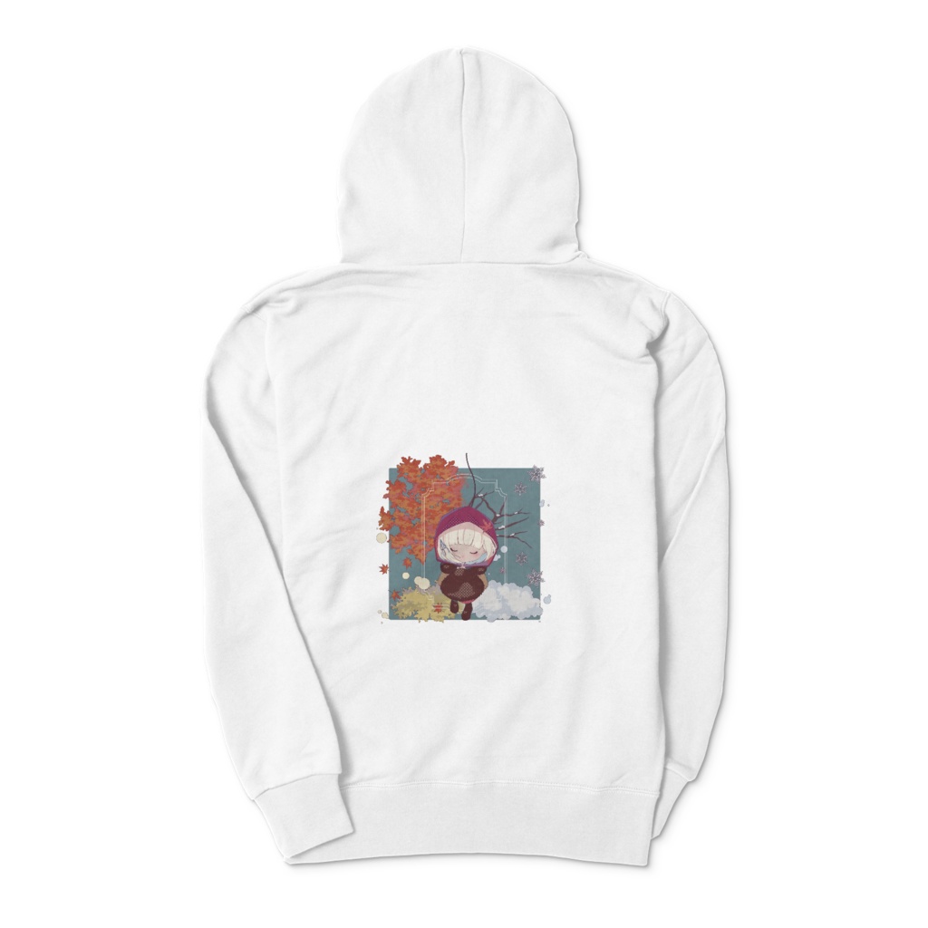 みのむし少女 ジップパーカー